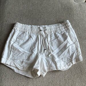White Beach Shorts